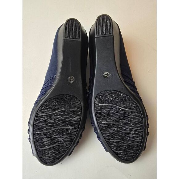 East 5th Grace Slip on Wedge Size 7.5 Navy - Picture 6 of 8